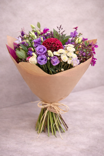 Cool Breeze - This classical stylish collection of flowers, make this hand tied the perfect gift. Flowers professionally arranged and delivered by a local florist.