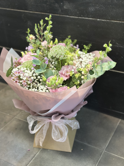 Hello - Say hello in style with this fabulous hand-tied. Why not take the opportunity to be spontaneous and surprise them today with a stunning flower delivery by their local florist.