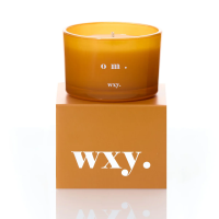 Wxy Candle - OM - 100% plant based wax and parade free luxury candle.