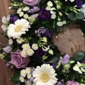 Lilac and White Wreath