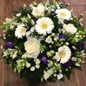 Purple and White Posy