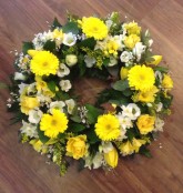 Yellow And White Wreath